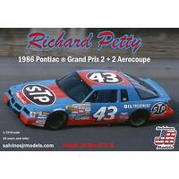Salvinos J R Rpgp1986D 1/24 Richard Petty Pontiac 1986 2+2 Plastic Model Kit
