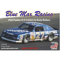 Salvinos J R 1/24 Blue Max Racing 1986 2+2 Driven By Rusty Wallace Plastic Model Kit
