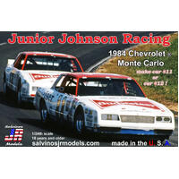 SALVINOS J R 1/24 1984 JUNIOR JOHNSON RACING 11/ 12 DARREL WALTRIP/NEIL BONNETT CHEVROLET MONTE CARLO PLASTIC MODEL KIT [JJMC1984DN]