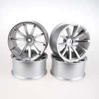 Speedline 037S8 Wheel Rims "2.2" 10 Spoke Offset 7 Matte-Silver 4Pcs - Sl037S8