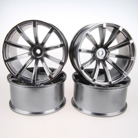 Speedline 037T8 Wheel Rims "2.2" 10 Spoke Offset 7 Titanium 4Pcs - Sl037T8