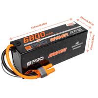 Spektrum 6800mAh 6S 22.2V 120C Smart Pro Basher LiPo Battery with IC5 Connector