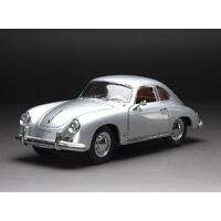 Sun Star 1/18 1957 Porsche 356A 1500 GS Carrera GT - Silver Metallic