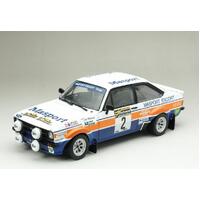 Sun Star 1/18 Ford Escort RS1800 -#2 Vatanen Ari / Scott Jim - 2nd South Pacific Rally - New Zealand 1977
