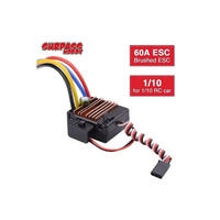 Surpass Hobby 60A Brushed Esc For 1/10Th Rc Crawler Cars
