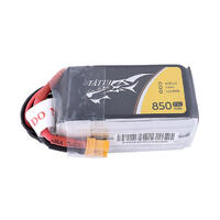 TATTU 850MAH 75C 14.8V 4S1P LIPO BATTERY (XT30 PLUG)