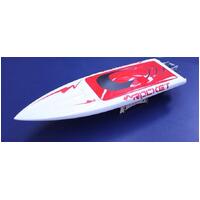 ROCKET ELECTRIC BOAT WHITE HULL W/2958
