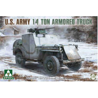 Takom 1/35 U.S. Army 1/4 Ton Armored Truck Plastic Model Kit