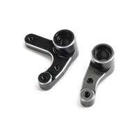 TLR ALUMINIUM BELL CRANK SET, BLACK, 22S SPRINT CAR