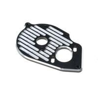 TLR MACHINED ALUMINIUM MOTOR PLATE, BLACK, 22S SPRINT CAR