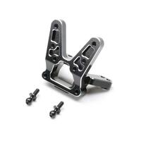 TLR ALUMINIUM REAR BULKHEAD, BLACK, 22S SPRINT CAR