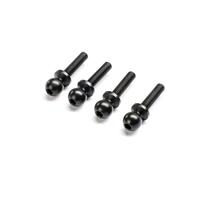 TLR BALL STUD, 5.8MM X 12MM, 4PCS, 22X