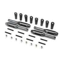Tlr Lower Shock Mount 4-Link Bar Set, 13.5Inch, 4Pcs, Lmt, Tuned Lmt