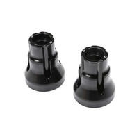 Tlr Black Aluminium 0 Deg Rear Axle Mount Set, Lmt, Tuned Lmt