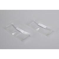 Tlr 6.5In Clear Precut Lightweight Rear Wing, 2Pcs - Tlr230019