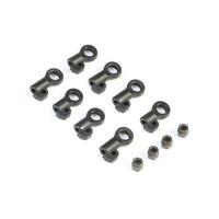 TLR SHOCK END SET, G3, 4PCS, 22 5.0, 22X-4