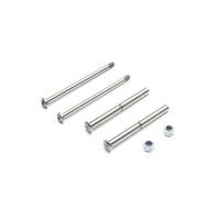 TLR FRONT HINGE PIN AND KING PIN SET, POLISHED, 22 5.0