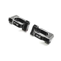TLR CASTER BLOCK SET, 9 DEG, ALUMINIUM, 22X-4