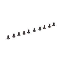 TLR FLAT HEAD SCREWS, M2.5 X 6MM (10)