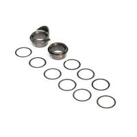 Tlr Rear Gearbox Bearing Inserts, Aluminium, 8X Elite
