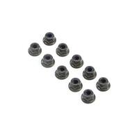 TLR M4 FLANGED LOCK NUTS, 10PCS, 8X ELITE