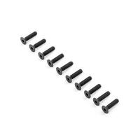 TLR FLAT HEAD SCREWS, M5X20MM (10)