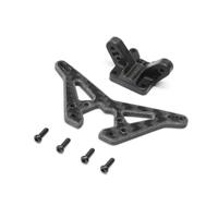 TLR CARBON REAR SHOCK TOWER, MINI-B