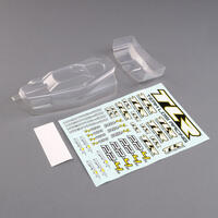 Tlr Lightweight Low Profile Body/Wing, Clear - Tlr330009
