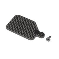 TLR CARBON RECEIVER MOUNTING PLATE, 22X-4