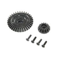 TLR RING AND PINION SET, COMPOSITE, 22X-4