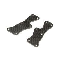 TLR FRONT ARM INSERTS, CARBON, 8X ELITE