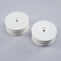 TLR FRONT WHEEL, WHITE, 2PCS, 22X-4