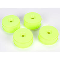Tlr 1/8 Buggy Dish Wheel, Yellow, 4Pcs, 8X Elite
