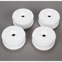 Tlr 1/8 Buggy Dish Wheel, White, 4Pcs, 8X Elite