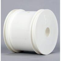 TLR FR/R WHEEL, WHITE, 22T (2)