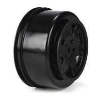 TLR 1/10 FRONT/REAR SCT 2.2/3.0 WHEELS, 12MM HEX, BLACK (2), 22SCT