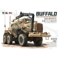 T-Model 1/72 U.S. 'Buffalo' 6X6 MPCV A1 (Normal Version) Plastic Model Kit