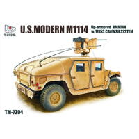 T-Model 1/72 U.S.HMMWV M1114 W/M153 Crowsii Plastic Model Kit