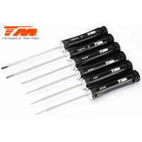 6 PIECE SET - HEX WRENCH .05/ 1/16 / 5/64 / 3/32, PHILLIPS AND FLAT SCREWDRIVERS