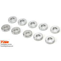 WASHERS 3 X 7.5 X 1.5MM ALUMINUM (10PCE)