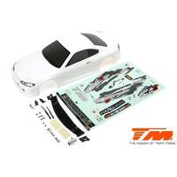 BODY - 1/10 TOURING / DRIFT - 190MM - PAINTED - NO HOLES - S15 WHITE