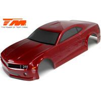 Body - 1/10 Touring / Drift - 195Mm - Painted - No Holes - Cmr Dark Red