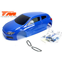 BODY - 1/10 TOURING / DRIFT - 195MM - PAINTED - NO HOLES - SRC BLUE