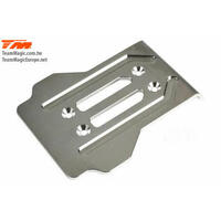 E6 CNC STAINLESS CHASSIS REAR GUARD
