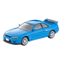 Tomica 1/64 Lv-N308E 1996 Nissan Skyline Gt-R V-Spec Lm Limited (Blue)