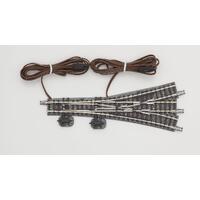 Tomix N Electric 3-Way Turnout Track Right Hand 21-5/16" 541Mm & Left Hand 11" 280Mm Radius 15 °