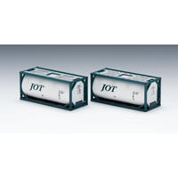 Tomix N Iso20Ft Tank Container (Frame Type, Nippon Oil Transport, Green, 2 Pieces)