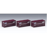 TOMIX N 3301 30A CONTAINER RED WITH LOGO 3PCS