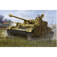 TRUMPETER 1/16 GERMAN PZKPFW IV AUSF.H MEDIUM TANK PLASTIC MODEL KIT [00920]