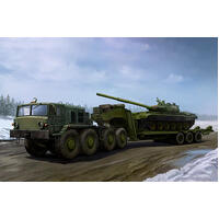 TRUMPETER 1/35 MAZ-537G LATE PRODUCTION TYPE WITH CHMZAP-9990 SEMI-TRAILER PLASTIC MODEL KIT